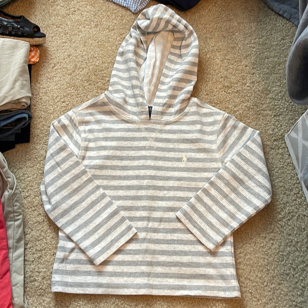 Polo Ralph Lauren Striped Hooded Kids Pullover